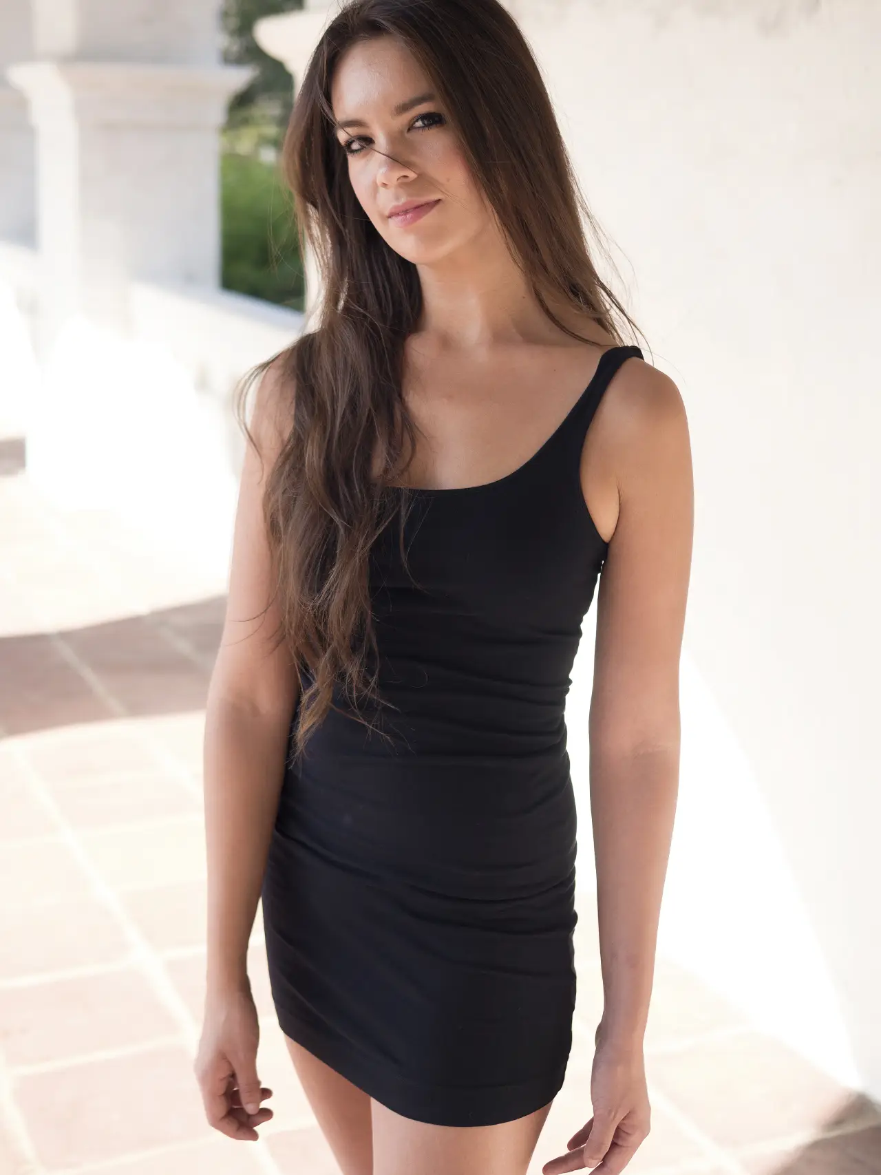 Black Sleeveless Mini Dress - Зображення 4